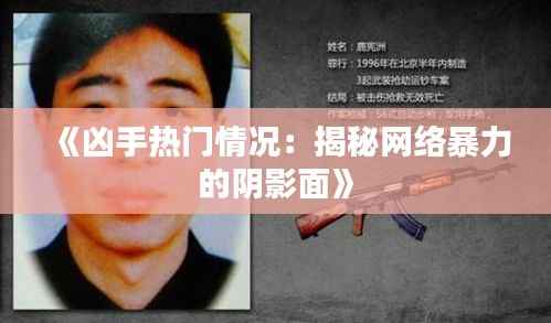 《凶手热门情况：揭秘网络暴力的阴影面》