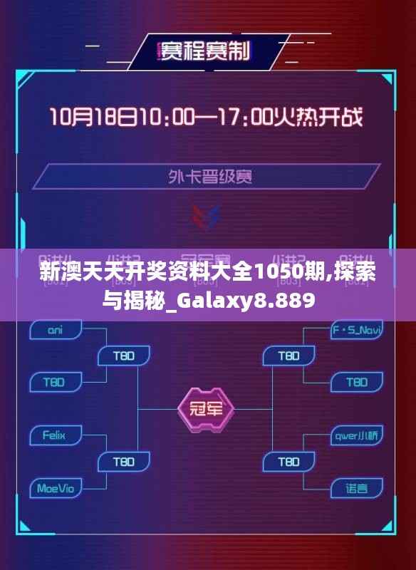 新澳天天开奖资料大全1050期,探索与揭秘_Galaxy8.889
