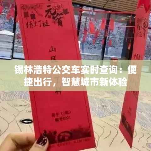 锡林浩特公交车实时查询：便捷出行，智慧城市新体验