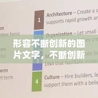 形容不断创新的图片文字，不断创新的说说 